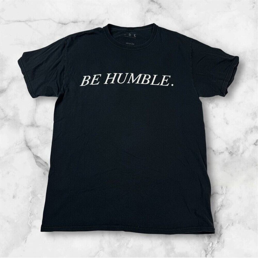 Kendrick Lamar Shirt Mens Medium Black Graphic Print BE HUMBLE DAMN Tour TDE
